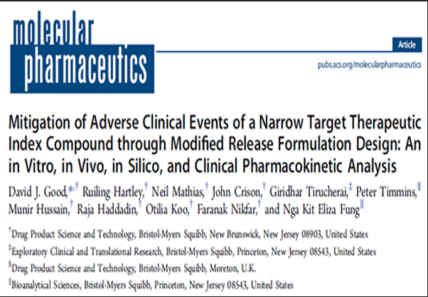 【建模文章解讀】通過調釋制劑的設計，降低臨床不良反應