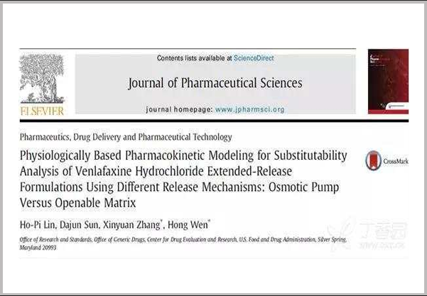 采用PBPK模型分析不同釋放機制的鹽酸文拉法辛緩釋制劑生物等效性