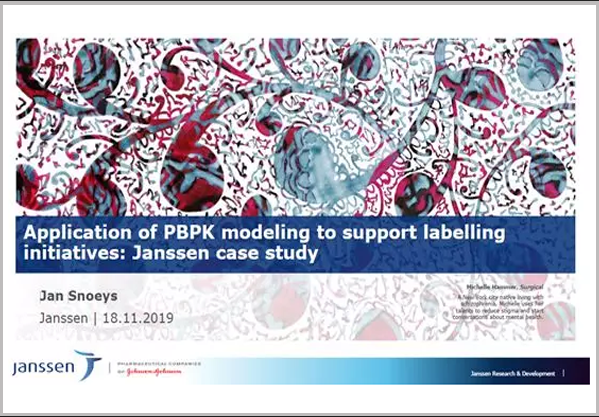 【楊森制藥案例】采用生理藥代動(dòng)力學(xué)PBPK模型支持藥品說(shuō)明書(shū)的制定