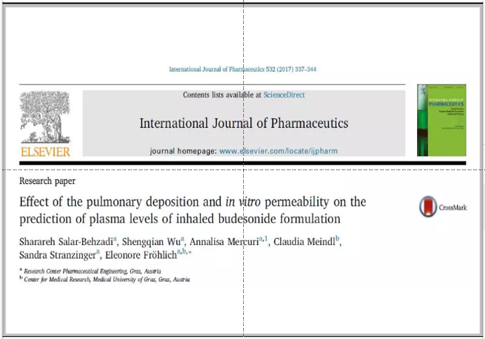 【建模文章解讀】肺部沉積與體外滲透對(duì)預(yù)測(cè)布地奈德吸入劑血漿藥物濃度的影響